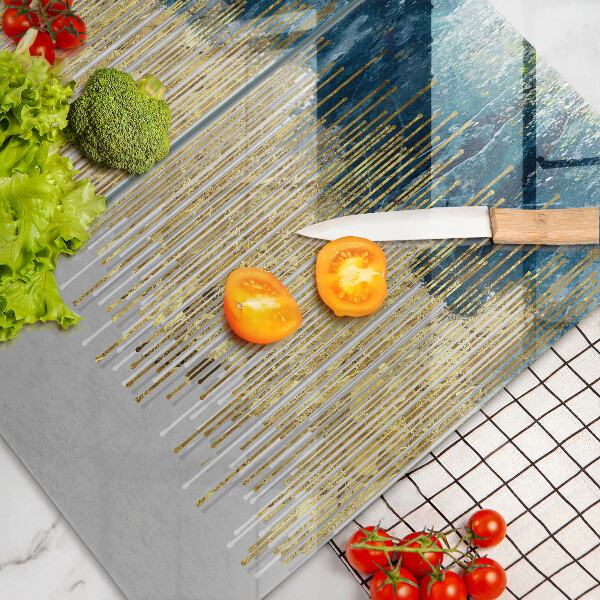 Copri piano cottura in vetro Astrazione del designer