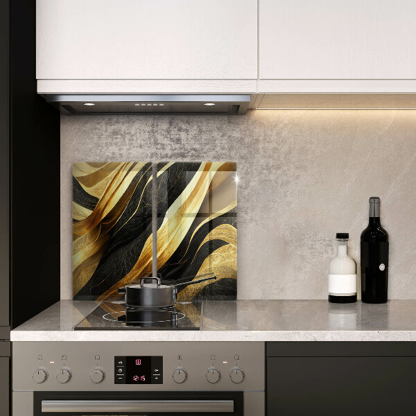 Copri piano cottura in vetro Astrazione elegante
