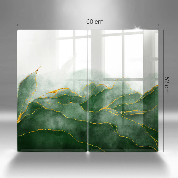 Copri piano cottura in vetro Natura astratta