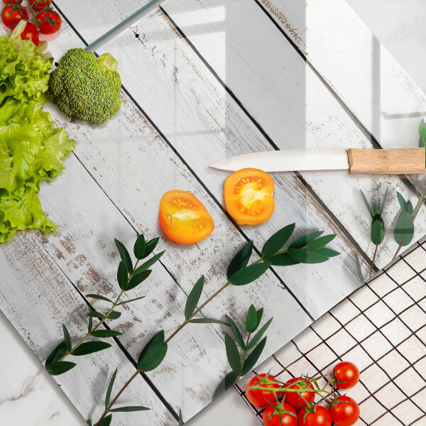 Copri piano cottura in vetro Vecchie tavole e foglie