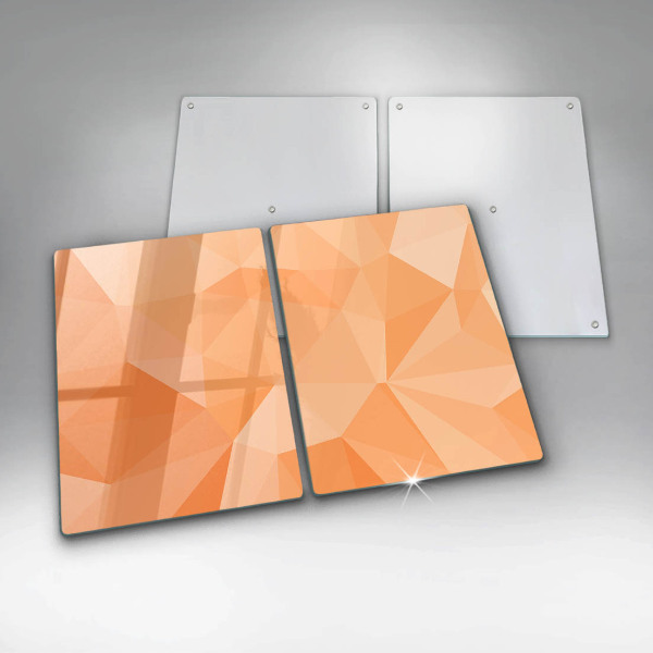 Copri piano cottura in vetro Sfondo geometrico