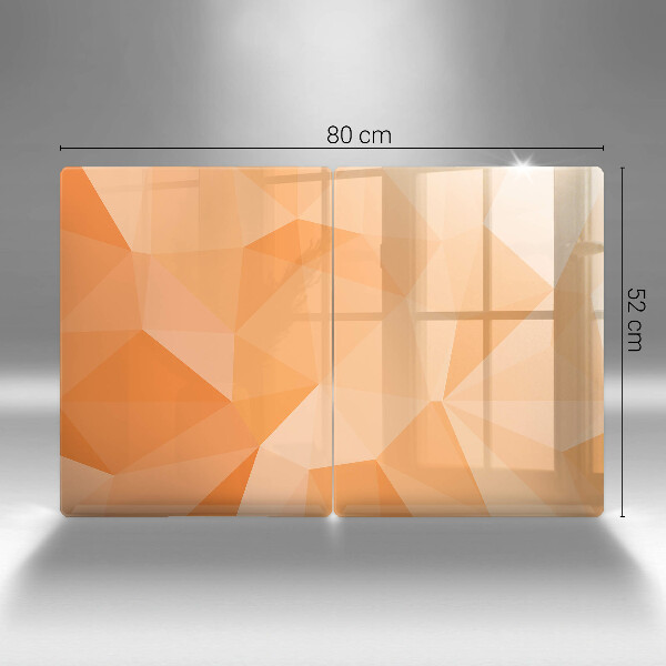 Copri piano cottura in vetro Sfondo geometrico