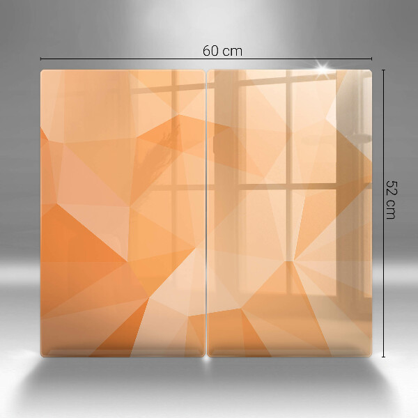 Copri piano cottura in vetro Sfondo geometrico