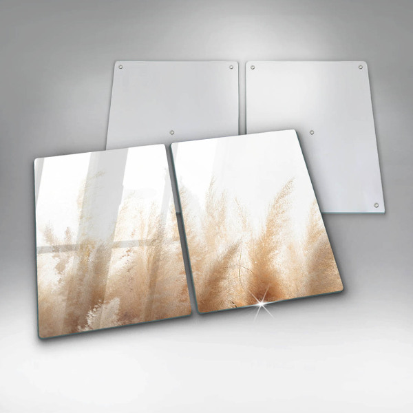 Copri piano cottura in vetro Erba della pampa