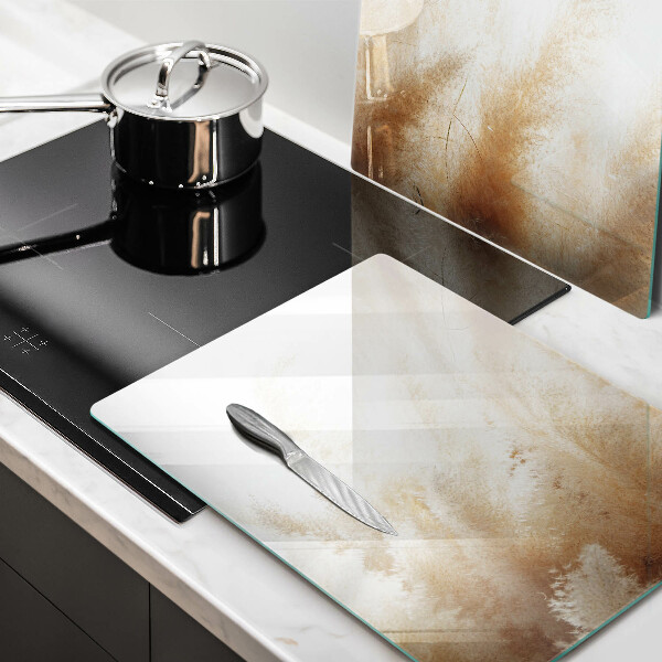 Copri piano cottura in vetro Erba della pampa