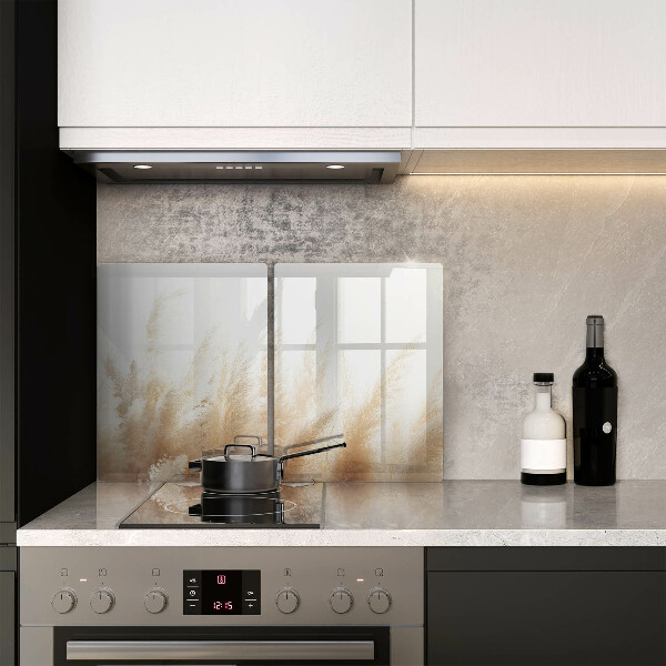 Copri piano cottura in vetro Erba della pampa