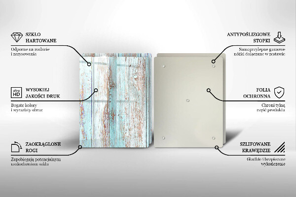 Copri piano cottura in vetro Vecchie tavole d'epoca