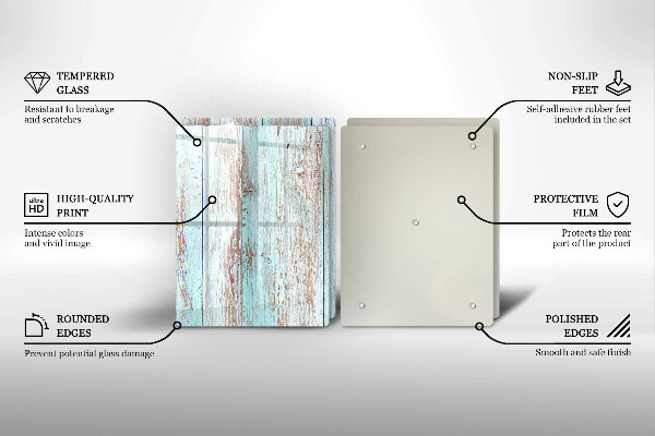 Copri piano cottura in vetro Vecchie tavole d'epoca