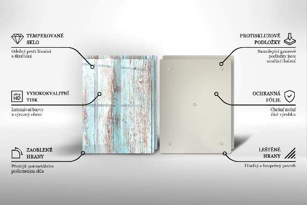 Copri piano cottura in vetro Vecchie tavole d'epoca