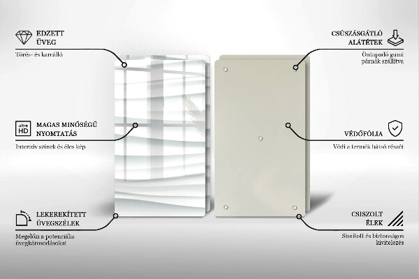 Copri piano cottura in vetro Struttura moderna