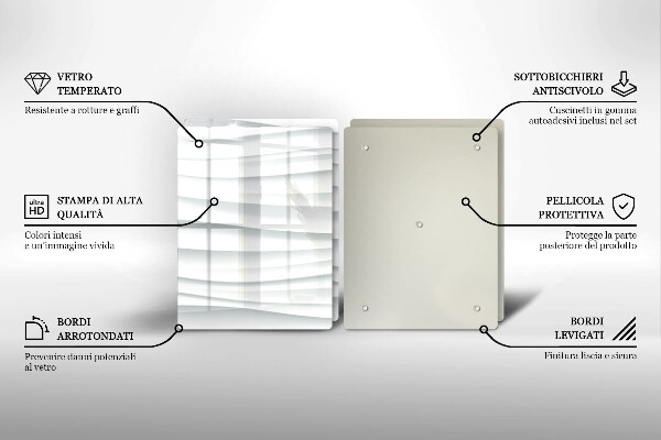 Copri piano cottura in vetro Struttura moderna