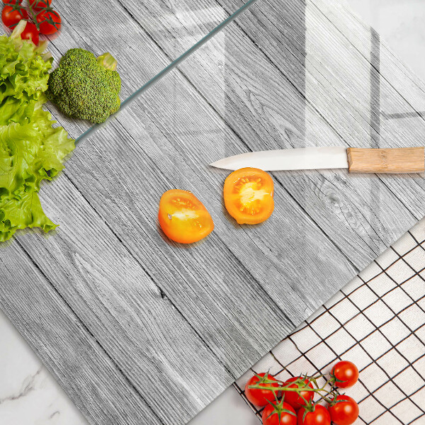 Copri piano cottura in vetro Vecchie tavole di legno