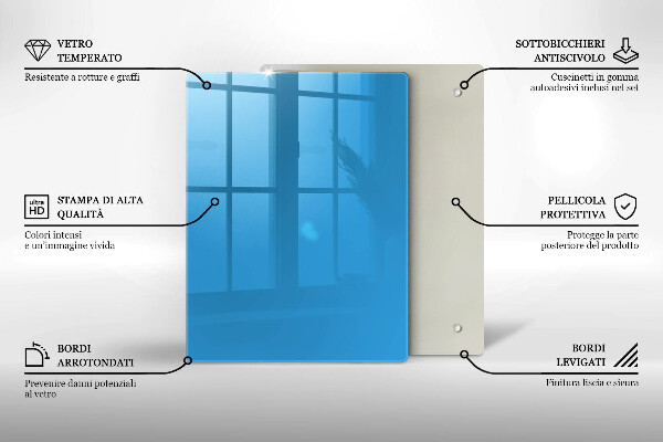 Copri piano cottura Colore blu