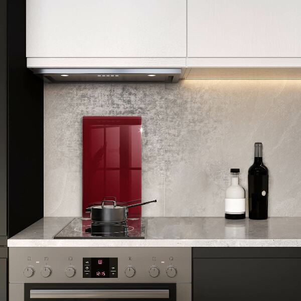 Copri piano cottura colore bordeaux