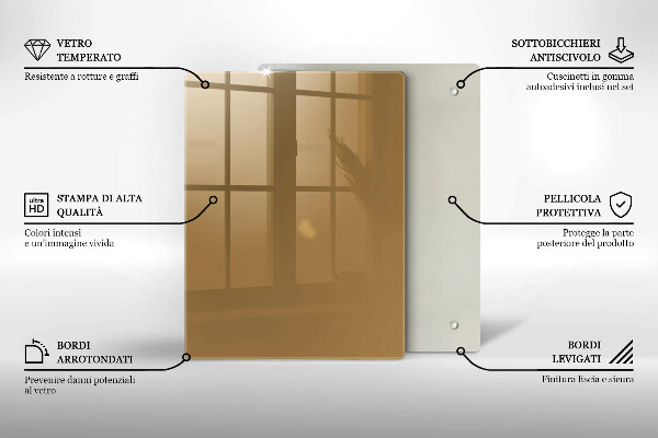 Copri piano cottura Colore beige