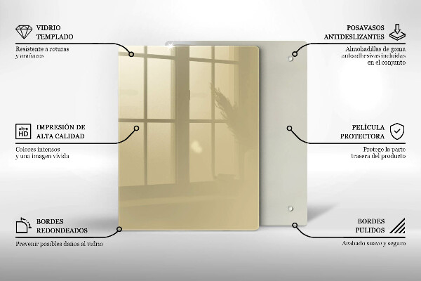 Copri piano cottura Colore beige