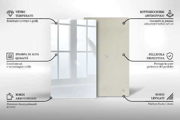 Copri piano cottura Colore bianco