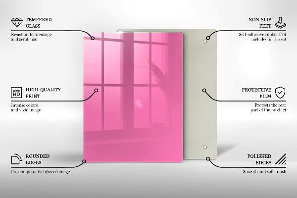 Copri piano cottura Colore rosa