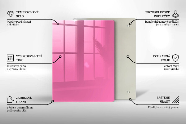 Copri piano cottura Colore rosa