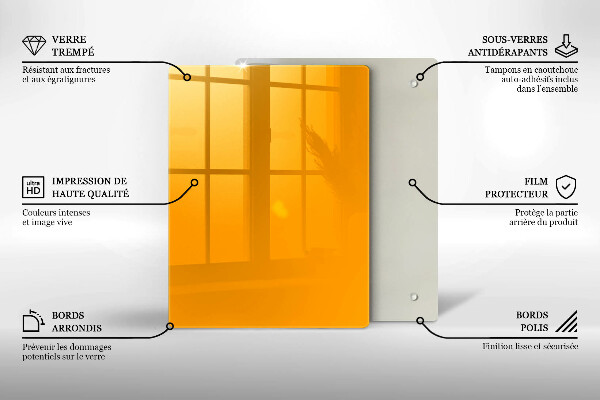 Copri piano cottura Colore giallo scuro