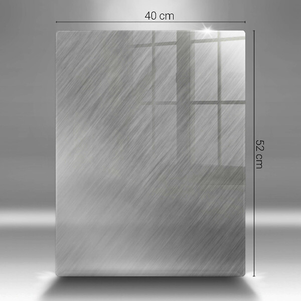 Copri piano induzione Sfondo con struttura in metallo