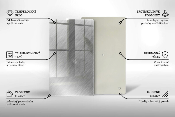 Copri piano induzione Sfondo con struttura in metallo