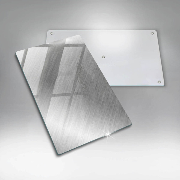 Copri piano induzione Sfondo con struttura in metallo