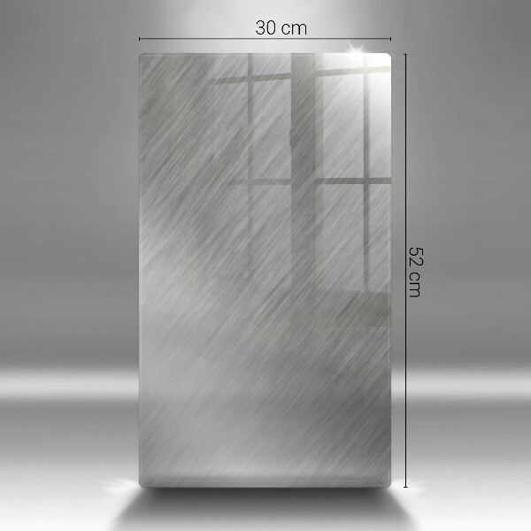 Copri piano induzione Sfondo con struttura in metallo