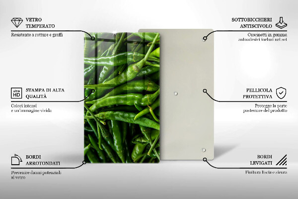 Copri piano induzione Baccelli di piselli