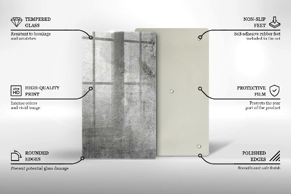 Copri piano cottura Struttura concreta