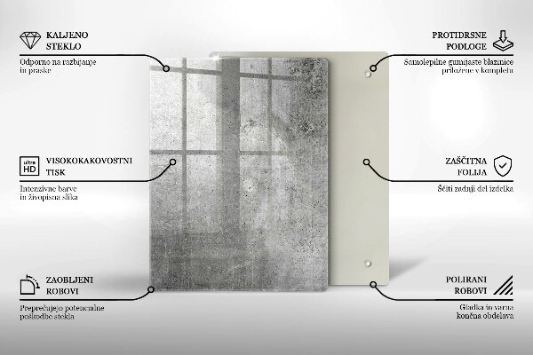 Copri piano cottura Struttura concreta