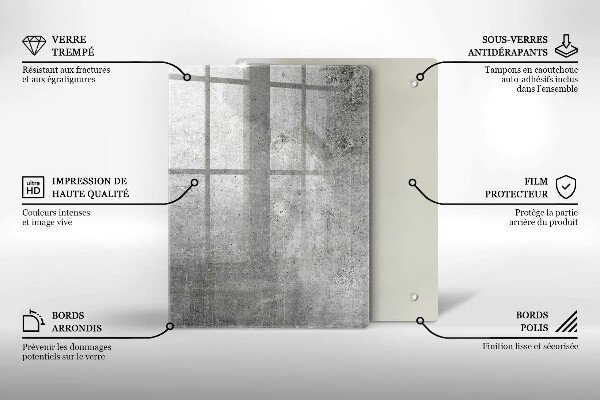 Copri piano cottura Struttura concreta