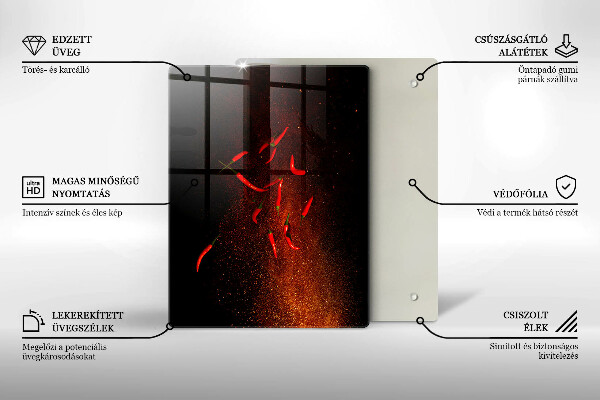 Copri piano cottura Peperoncini piccanti