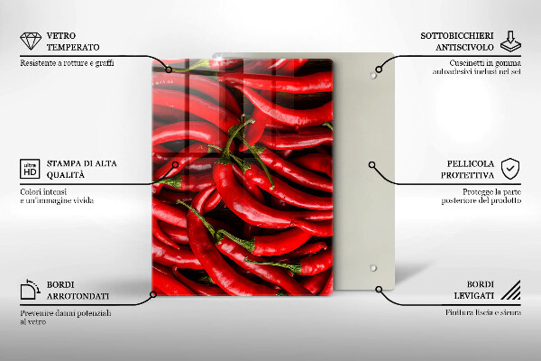 Copri piano cottura Peperoncini piccanti