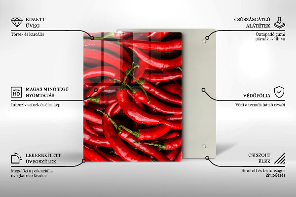 Copri piano cottura Peperoncini piccanti