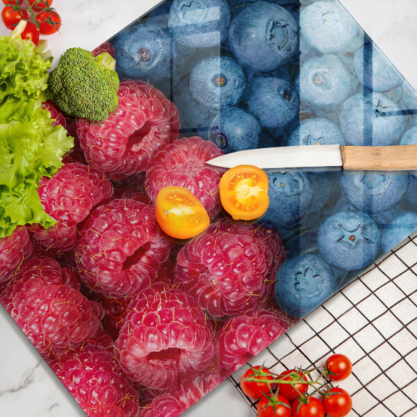 Copri piano cottura Frutti di lampone e mirtillo