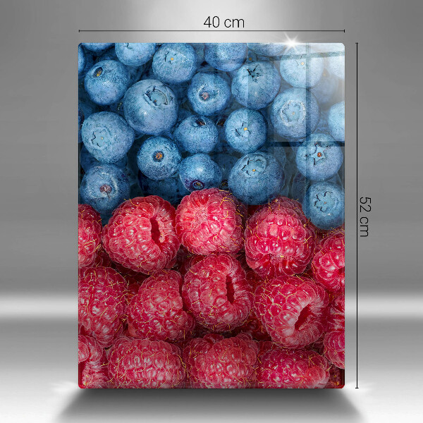 Copri piano cottura Frutti di lampone e mirtillo