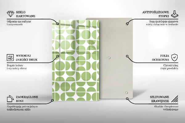 Copri piano induzione Modello di forme boho