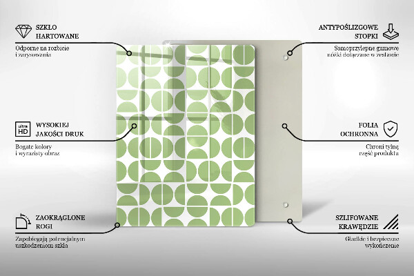 Copri piano induzione Modello di forme boho