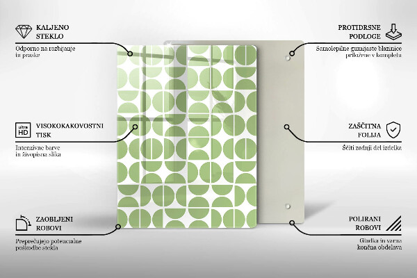 Copri piano induzione Modello di forme boho