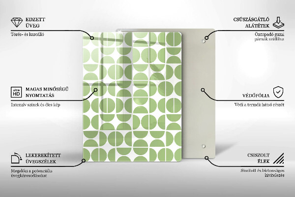 Copri piano induzione Modello di forme boho