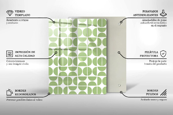 Copri piano induzione Modello di forme boho