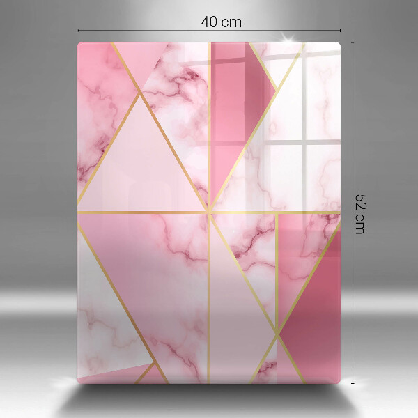 Copri piano induzione Marmo geometrico