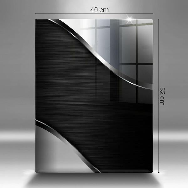 Copri piano induzione Astrazione del metallo