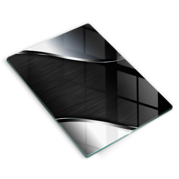 Copri piano induzione Astrazione del metallo