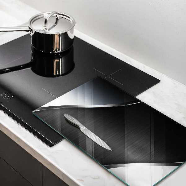 Copri piano induzione Astrazione del metallo