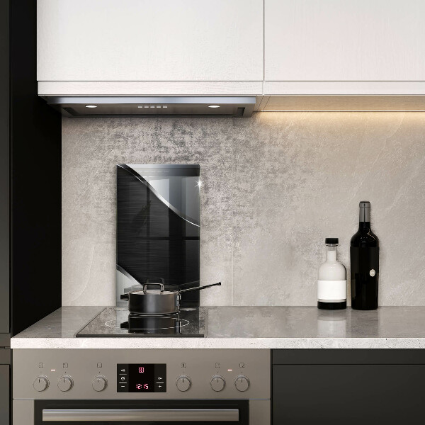 Copri piano induzione Astrazione del metallo