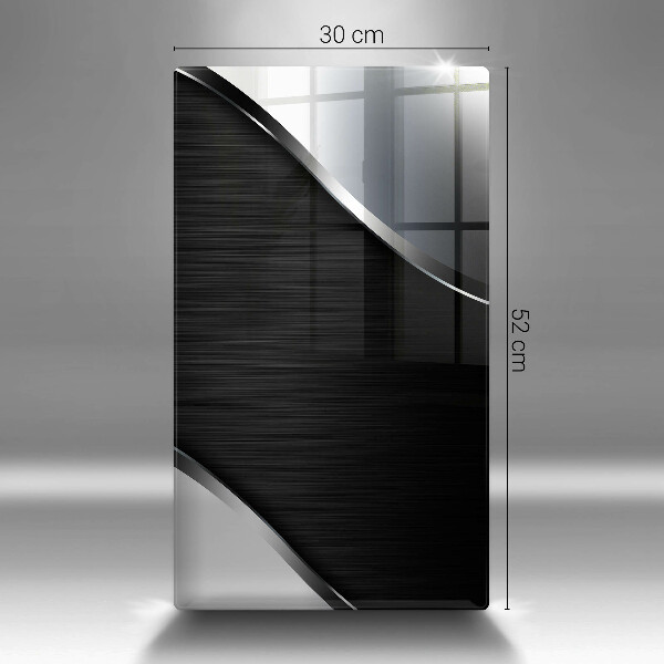 Copri piano induzione Astrazione del metallo