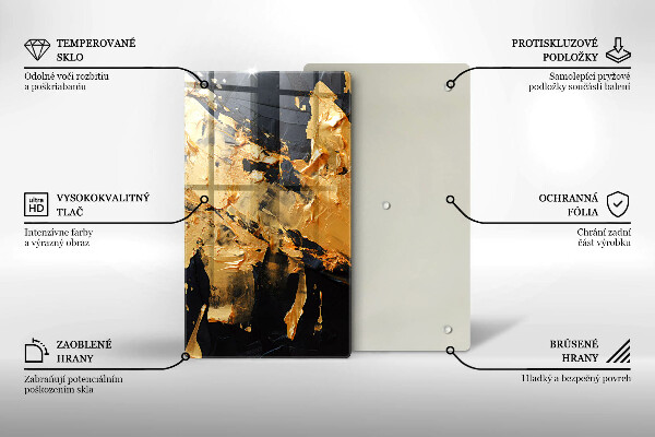 Copri piano cottura Texture di vernice elegante