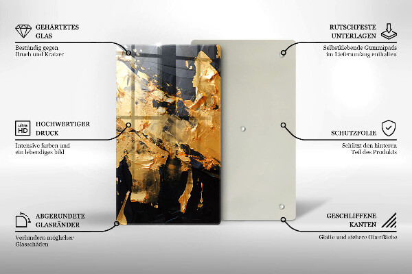 Copri piano cottura Texture di vernice elegante